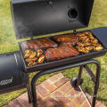 BBQ Grill Large Portable Trolley Barrel Smoker Charcoal BBQ Grill Factory